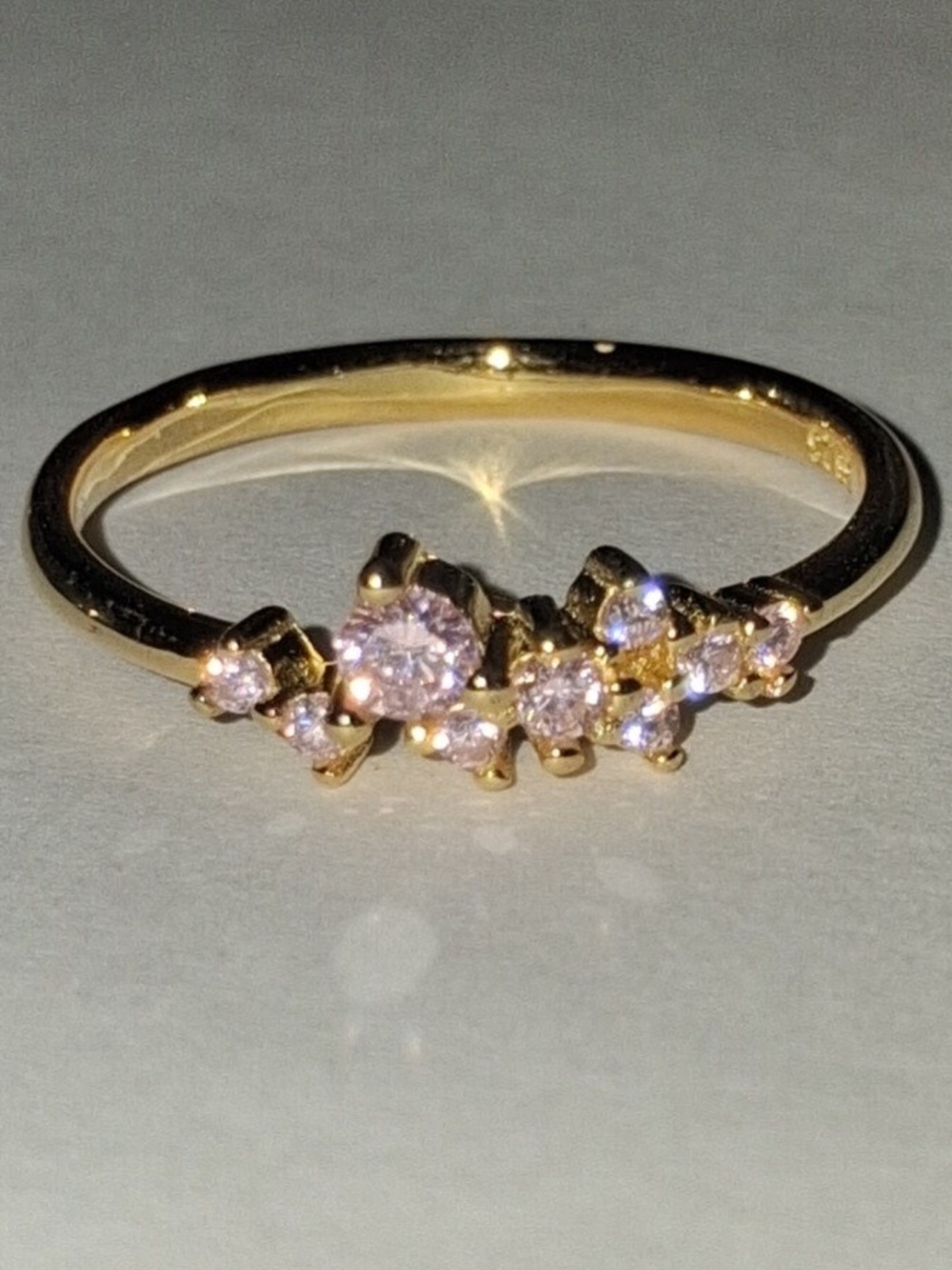 18K Gold Sterling Silver Ring